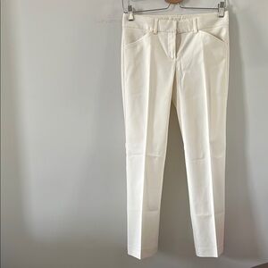 Theory White Pants size 0